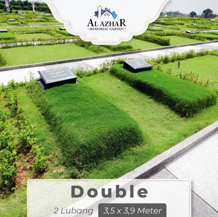 tipe double kavling makam al azhar